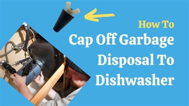 How do you remove a garbage disposal cap?