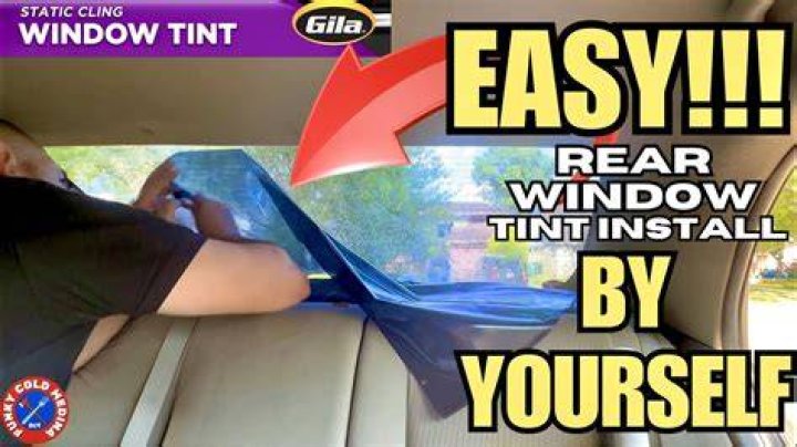 How do you remove Gila Window Tint?