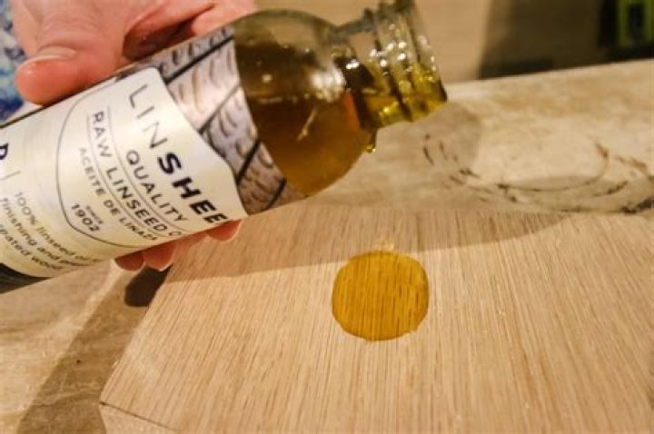 How do you remove linseed oil from tiles?