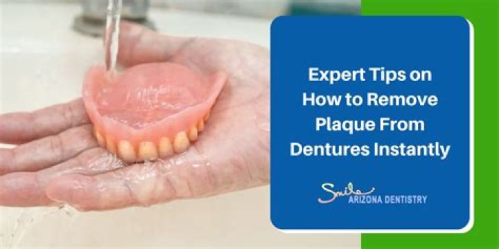 How do you remove reline it from dentures?