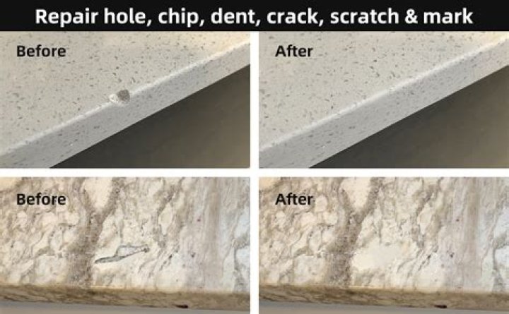 how do you repair a seam in granite?