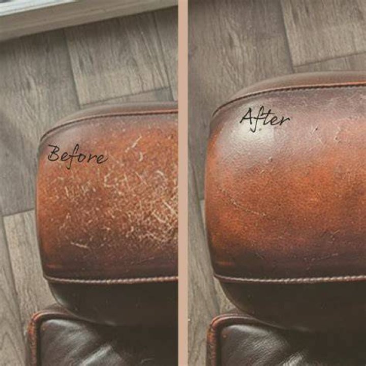 How do you repair acetone on leather?
