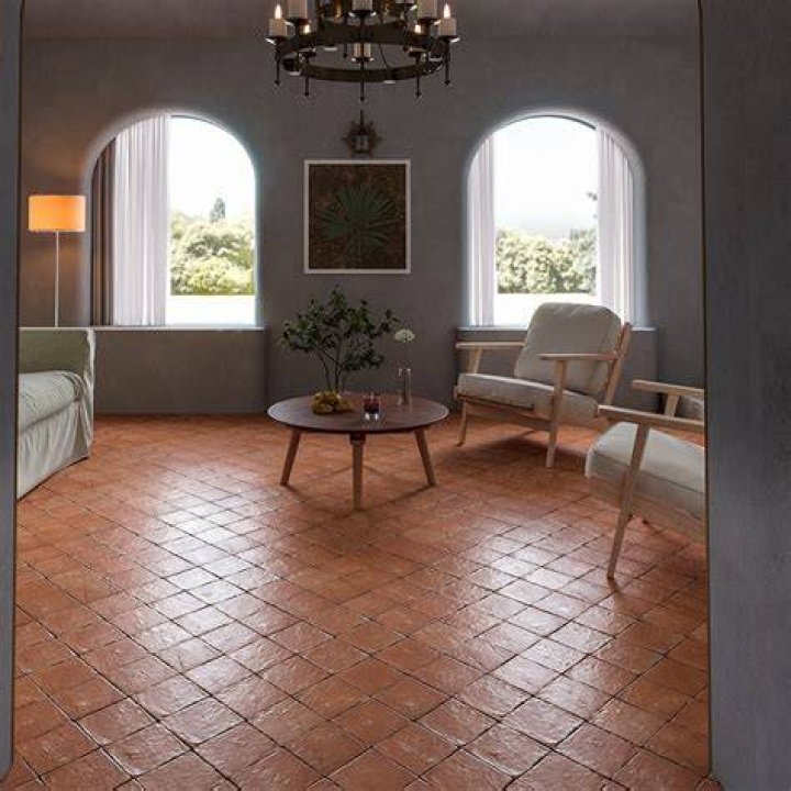 How do you replace terracotta floor tiles?