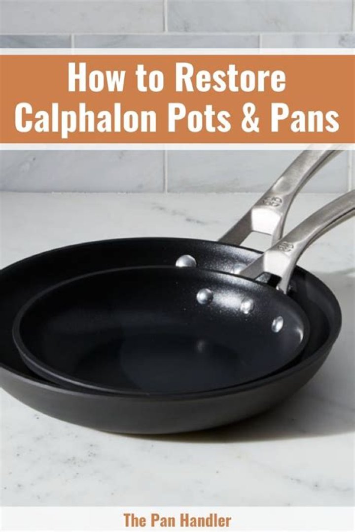 How do you restore a Calphalon non stick pan?