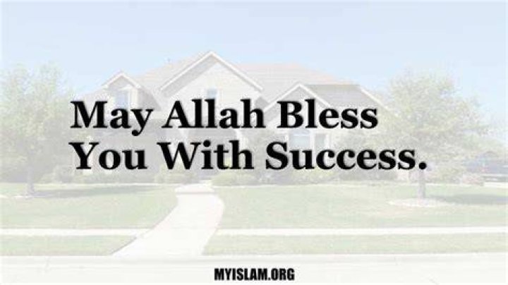 How do you say May Allah bless you in Islam?