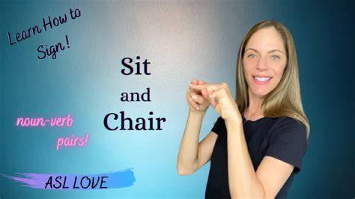 How do you say sit down in sign language?
