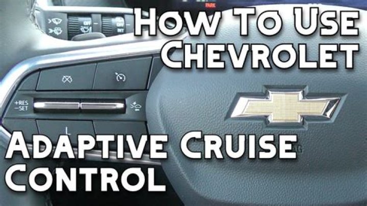 How do you set cruise control on a Chevy Trax?