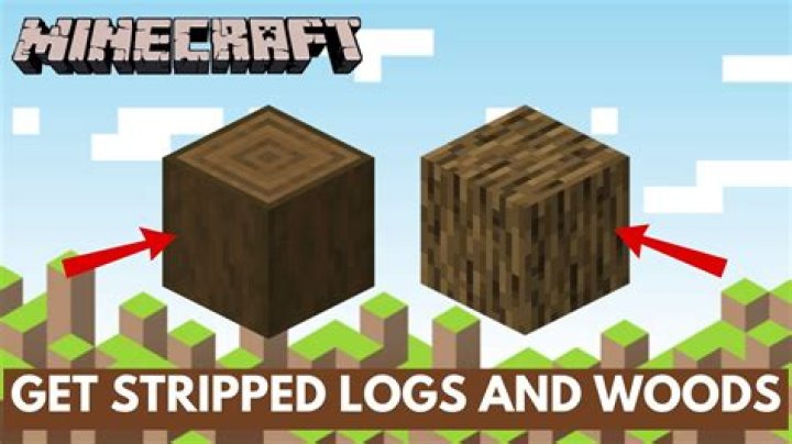 How do you strip bark from a tree in Minecraft?