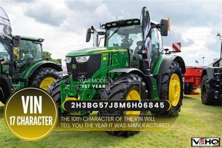 How do you tell the year of a John Deere tractor?