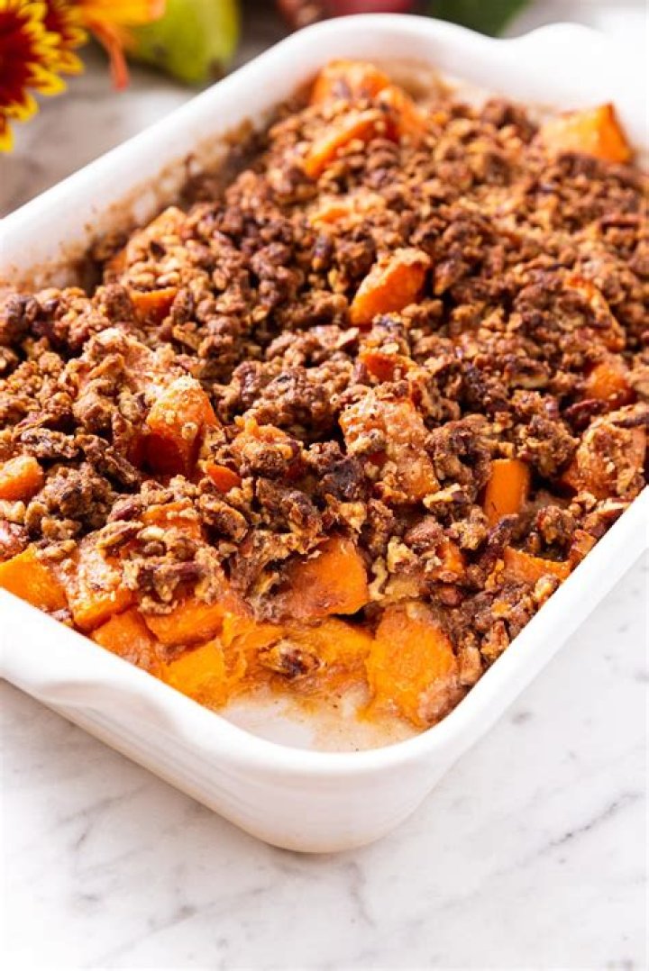 How do you thicken sweet potato casserole?
