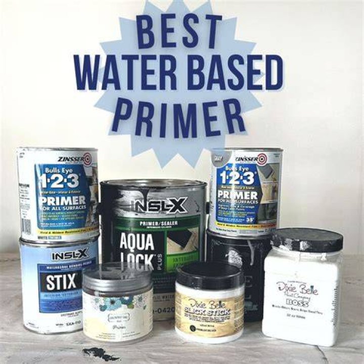 How do you thin a water based primer for a spray gun?