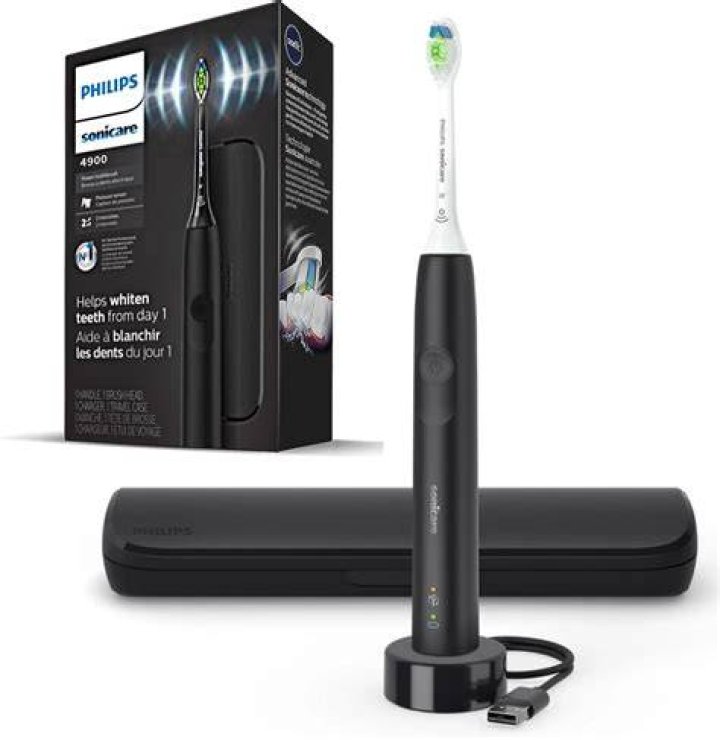 How do you turn off a Sonicare toothbrush?