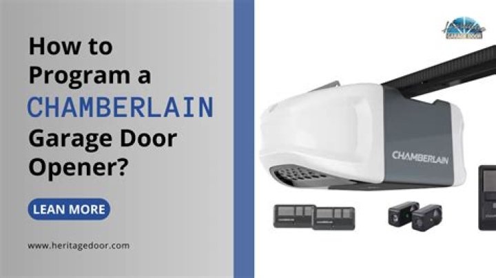 How do you turn off the light on a Chamberlain garage door opener?