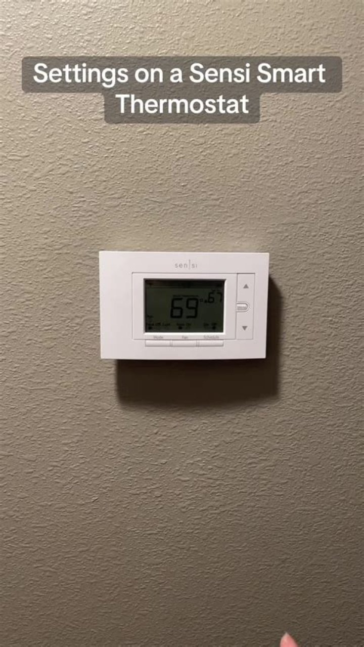 How do you use a Sensi thermostat?