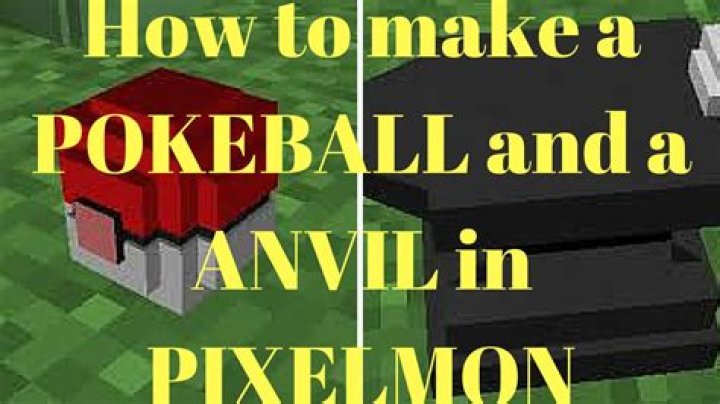 How do you use an anvil in Pixelmon?
