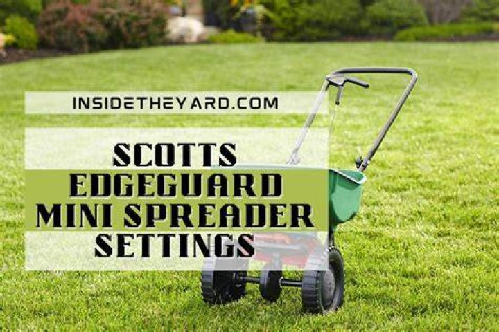 How do you use Scotts EdgeGuard mini spreader?