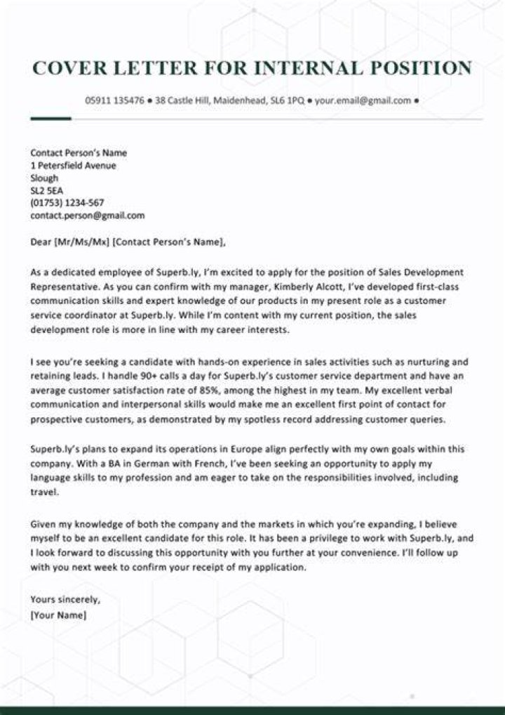 How do you write a cover letter for a story submission?