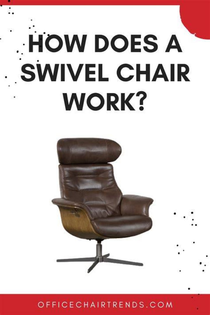 How does a swivel chair work?