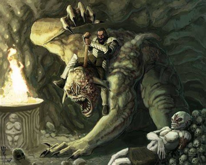 How does Grendel die in Grendel?