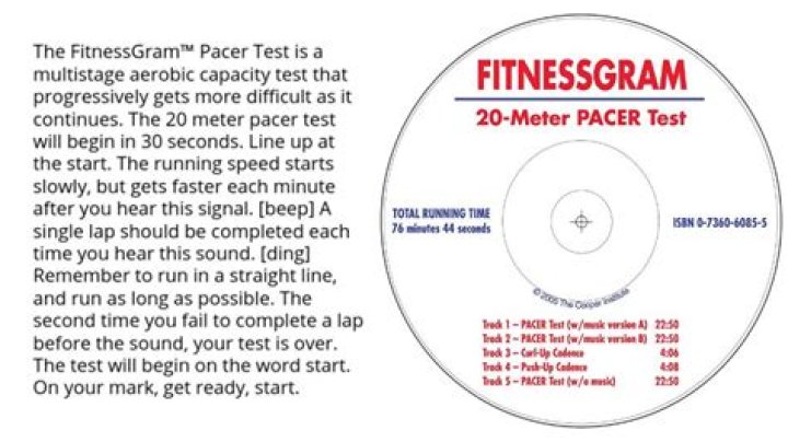 How far is the FitnessGram Pacer Test?