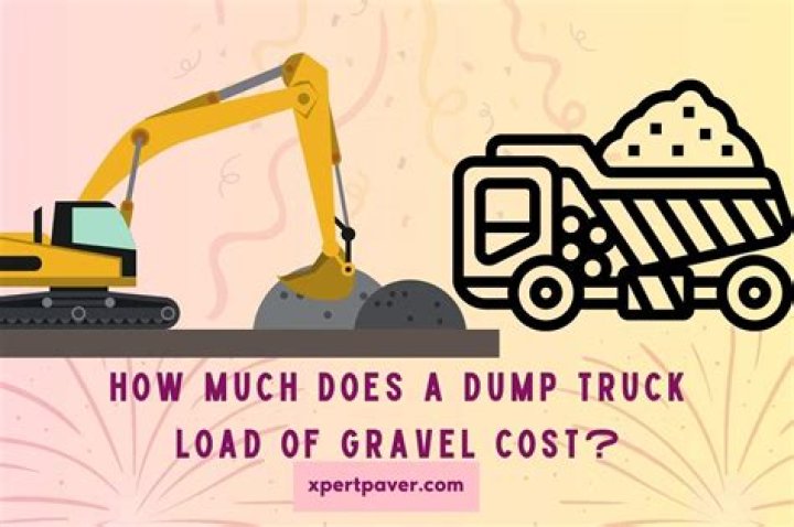 How far will a dump truck load of gravel go?