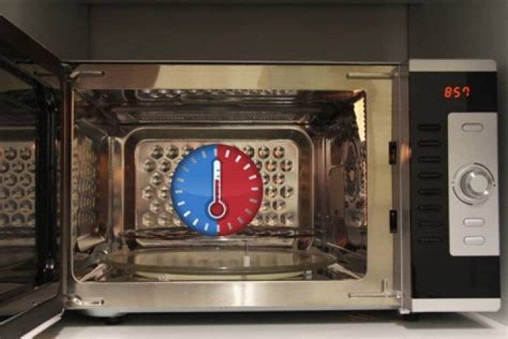 How hot does a microwave get in 30 seconds?