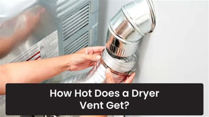 How hot does Type B vent get?
