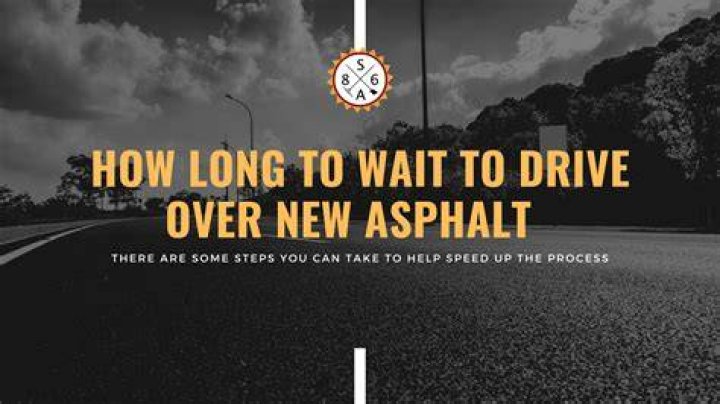 How long do you have to stay off a new asphalt driveway?