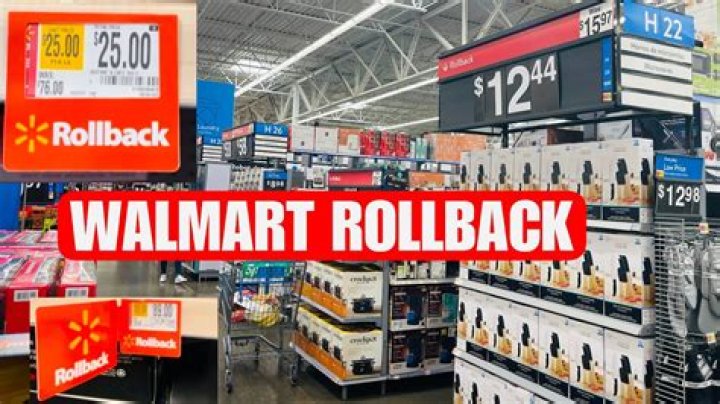 How long does a rollback last at Walmart?