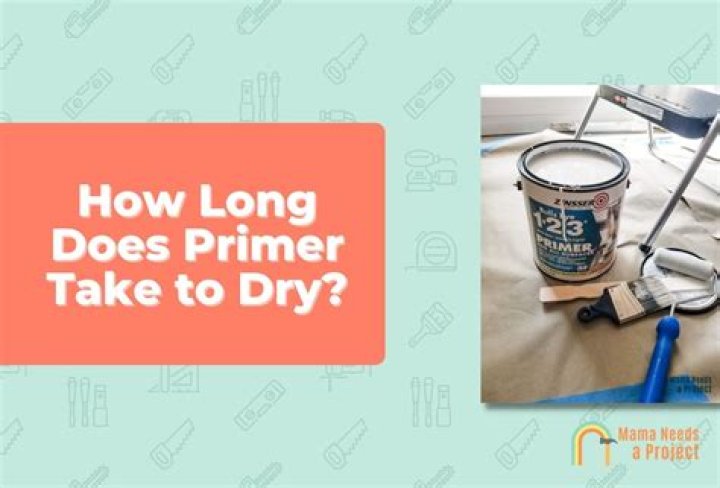 How long does it take 123 primer to dry?