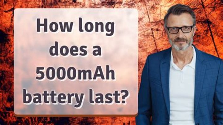 How long does it take to charge a 5000mah battery?