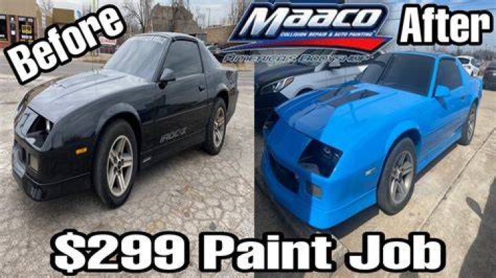How long does Maaco paint job take?