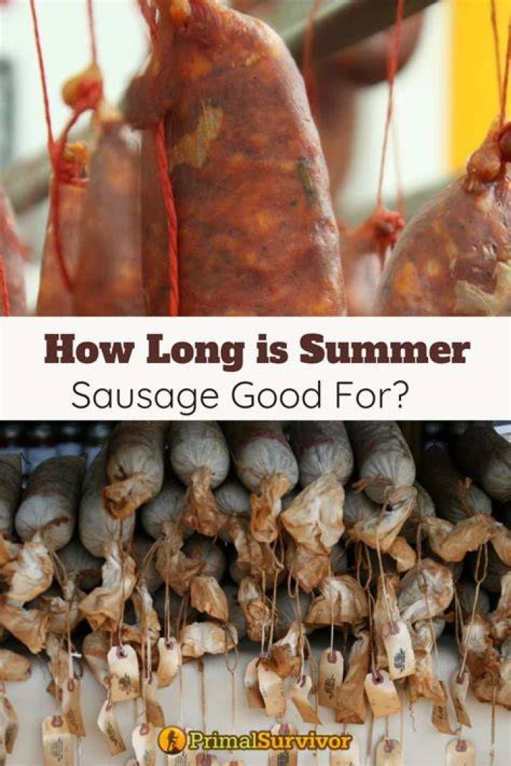 How long is summer sausage good for once opened?