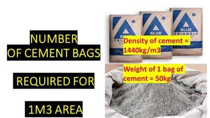 How many bags of cement do I need for tile?