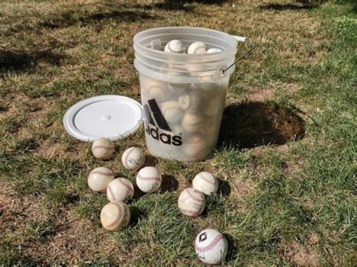 How many baseballs fit in a bucket?