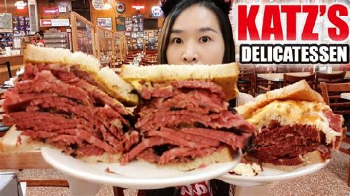How many calories are in a Katz pastrami sandwich?