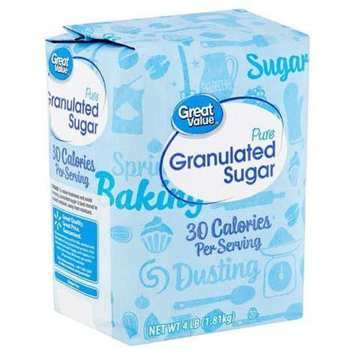 How many cups of granulated sugar are in a 4 pound bag?