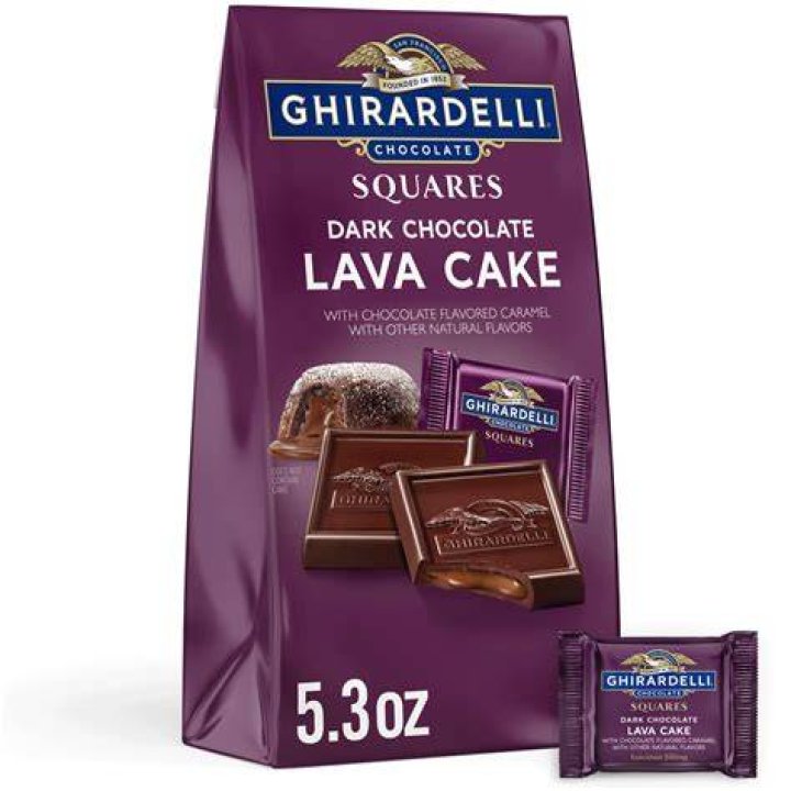 How many Ghirardelli squares are in a 5.32 oz bag?