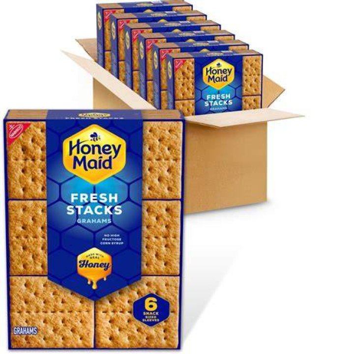 How many graham crackers are in a box of Honey Maid?