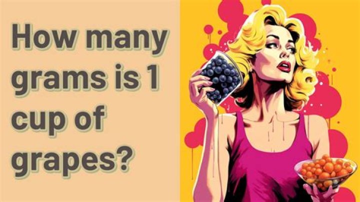 How many grams is 1 cup of grapes?