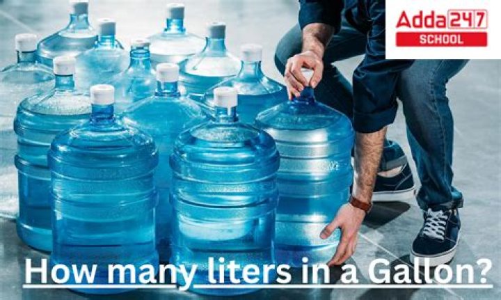How many liters are in a half gallon of water?