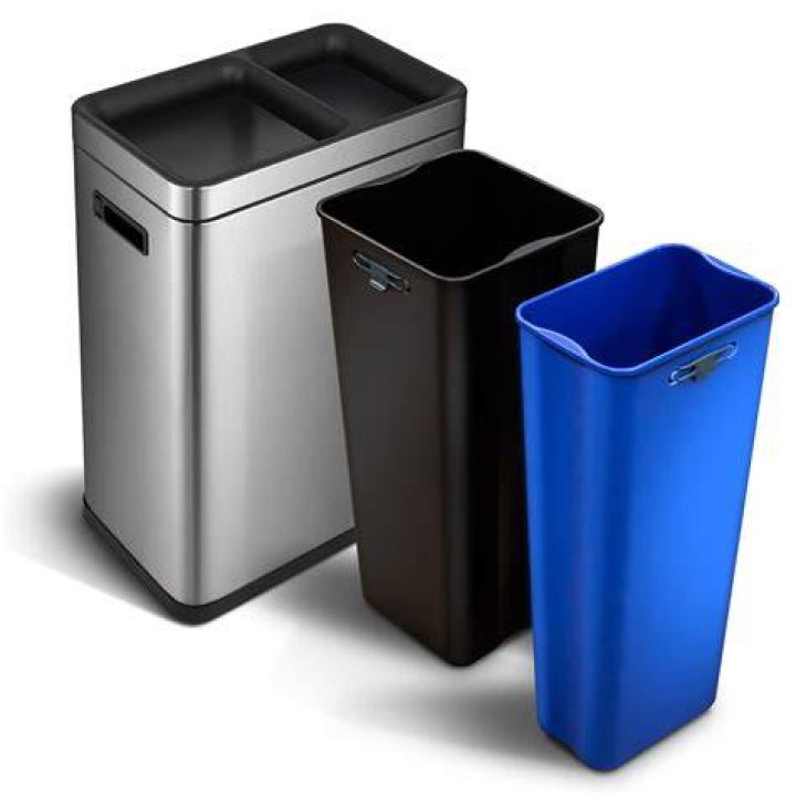 How many liters is a 13 gallon trash can?