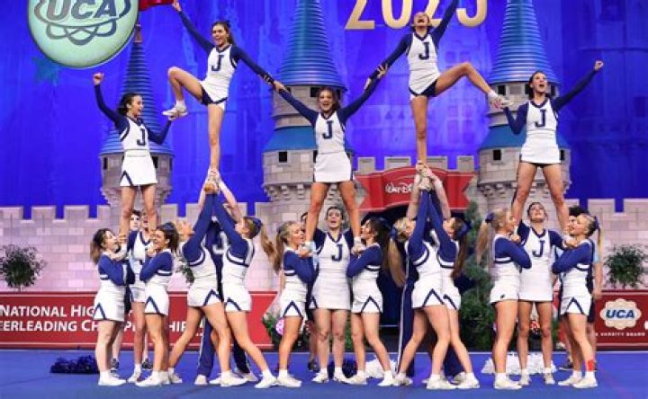 How many mats are on a cheer competition?