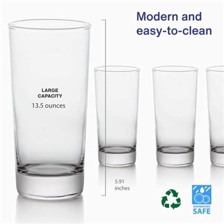 How many ounces is a highball glass?