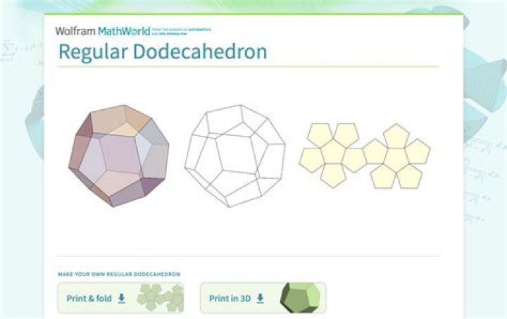 How many parallel lines does a dodecahedron have?