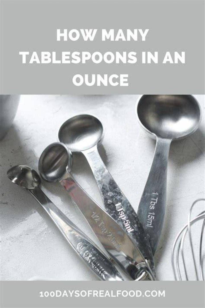 How many tablespoons is 4 oz of water?