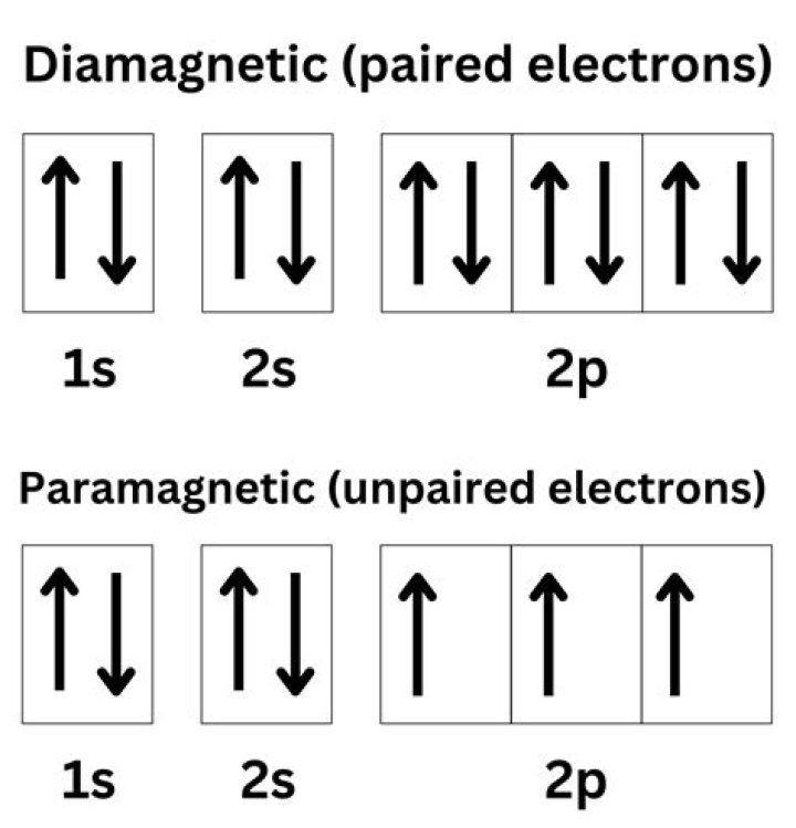 How many unpaired electrons are present in c2?