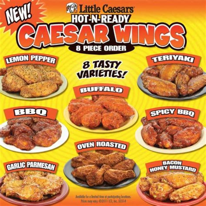 How much are Little Caesars wings?