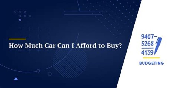 How much car can you afford Dave Ramsey?