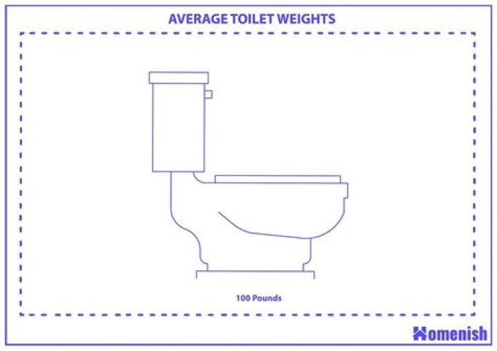 How much does a 2 piece toilet weigh?